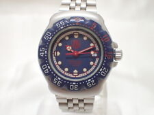Muito bom relógio TAG HEUER Tag Heuer Formula 1 370.508 profissional 200m azul comprar usado  Enviando para Brazil
