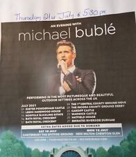 Micheal buble concert for sale  WATERLOOVILLE
