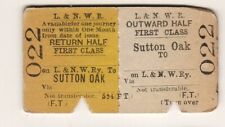 Railway ticket lnwr for sale  Shipping to Ireland