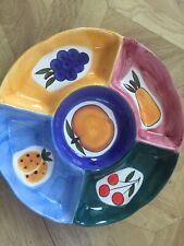 Compartment handpainted fruit for sale  NORTH SHIELDS