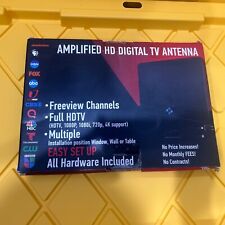 ANTENA DE TELEVISIÓN DIGITAL HD amplificada en caja abierta pero no usada - segunda mano  Embacar hacia Argentina