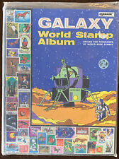 1982 GALAXY WORLD STAMP ALBUM SPACE FOR THOUSANDS OF WORLD-WIDE STAMPS EMPTY for sale  Shipping to Ireland