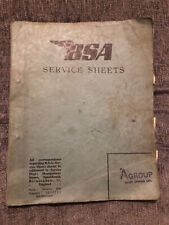 Vintage bsa service for sale  HARLOW