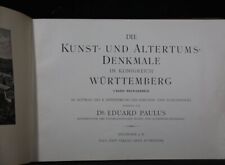 Art Et Altertums-Denkmale En Wurtemberg: Neckarkreis Atlas 1889 na sprzedaż  Wysyłka do Poland