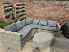 Shaped rattan sofa for sale  YORK