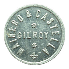 Token Gilroy, CA Mainero & Castella 25 ¢, usado segunda mano  Embacar hacia Argentina