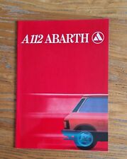 Catalogue brochure autobianchi d'occasion  Auffay