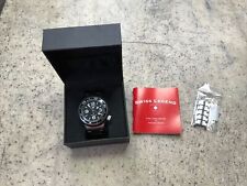Swiss Legend relógio masculino Netuno mostrador preto - caixa original, manual e extensão comprar usado  Enviando para Brazil