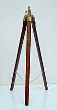 Tripé de piso de madeira náutico antigo suporte lâmpada telescópio luz de ponto decoração para casa comprar usado  Enviando para Brazil