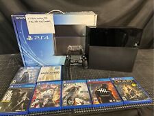 Usado, Sony PlayStation 4 PS4 (CUH-1001A) - 500 GB - Negro azabache - Paquete de consola de juegos segunda mano  Embacar hacia Argentina