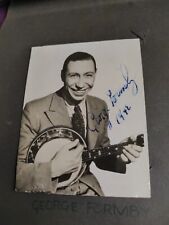 george formby autograph for sale  NOTTINGHAM