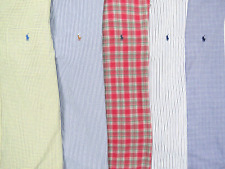 Lote de 5 camisas polo masculinas Ralph Lauren manga longa botão frontal 16 1/2 L 1 novas sem etiquetas comprar usado  Enviando para Brazil