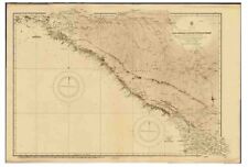 Vintage admiralty chart for sale  Shipping to Ireland