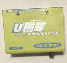 Usado, Interfaz de computadora Midiman Midisport 2x2 USB Midi a 2 salidas segunda mano  Embacar hacia Argentina