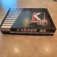 Kicker 40ss amplifier d'occasion  Expédié en Belgium
