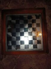 Wooden glass chess for sale  Chicago Heights