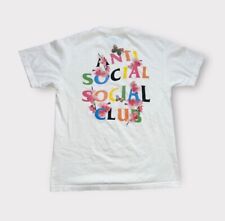Camiseta Anti Social Clube Adulto Grande Branca Manga Curta ASSC Colorida comprar usado  Enviando para Brazil
