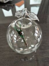 Glass apple ornament for sale  ABINGDON