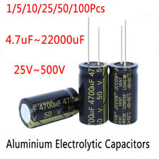 Para capacitores eletrolíticos de alumínio 25V~500V 4,7uF a 22000uF radiais 105°C ±20% comprar usado  Enviando para Brazil