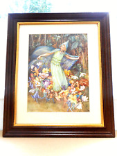 Vintage framed fairy for sale  CHEADLE