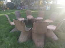 Gartenstühle rattan braun gebraucht kaufen  Reinheim
