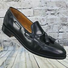 Usado, Sapatos sociais masculinos Church's tamanho 11.5 mocassins borla banco grau preto Inglaterra comprar usado  Enviando para Brazil