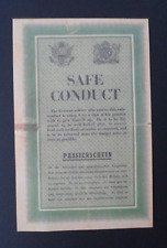 Day safe conduct for sale  PRESTON