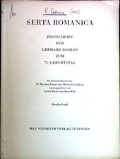Serta romanica festschrift gebraucht kaufen  Bubenhm.,-Wallershm.