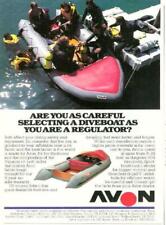 1980 Avon Boat PRINT AD Scuba Diver Inflatable Boat for sale  Salem