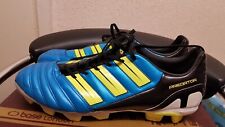 Niebiesko-żółte buty piłkarskie adidas Predator Traxion AG rozmiar UK 11 na sprzedaż  Wysyłka do Poland