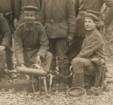 Soldados alemanes LMG de la Primera Guerra Mundial con pistola Luger de artillería LP08 foto segunda mano  Embacar hacia Argentina