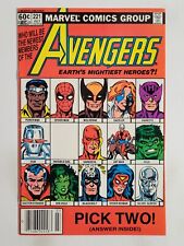 Avengers 221 1982 for sale  North Las Vegas