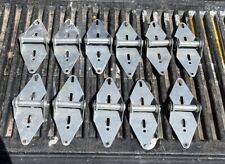 Lot of ( 11 ) Metal Garage Door Hinges JGS 7” x  3”, used for sale  Shipping to South Africa