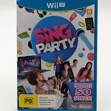 Usado, Nintendo Wii U Sing Party completo com manual PAL sem microfone 50 músicas comprar usado  Enviando para Brazil