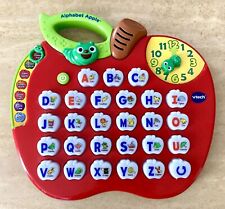 VTECH ALPHABET APPLE Educational Learning Toy ABCs Phonics Clock Lights - EUC! for sale  Shipping to South Africa