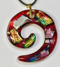 dichroic glass pendant fused for sale  Rocky River