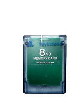 Sony Playstation 2 PS2 Official OEM MagicGate Blue 8mb Memory Card Genuine. for sale  Shipping to South Africa