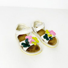 Sandalias de cuero blanco CAMPER gemelas CAMPER 22 EE. UU. 5.5 florales para bebés segunda mano  Embacar hacia Argentina
