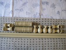 Wooden curtain poles for sale  CONSETT