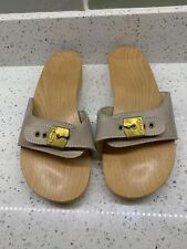 Scholl wooden sandals for sale  EASTBOURNE