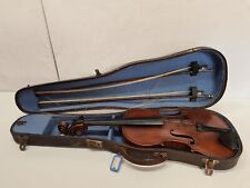 Vintage French Mircourt Nicholas Bertholini 4/4 Violin  2Bows Old Violin *AS IS* for sale  Shipping to South Africa