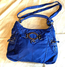 Handtasche royalblau black gebraucht kaufen  Verden