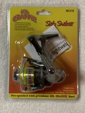 MR CRAPPIE SLAB SHAKER MCS50 5.0:1 SPINNING REEL NIP, used for sale  Shipping to South Africa