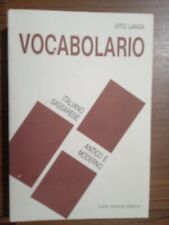 Vocabolario italiano sassarese usato  Cagliari