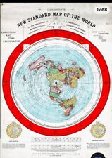 Flat earth map for sale  Hamilton
