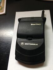 Vintage Motorola StarTAC Flip Cell Phone Black Untested for sale  Shipping to South Africa