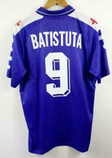 Maglia Maglietta Retrò Calcio Fiorentina 1998 #9 BATISTUTA Home Away Shirt, usato usato  Italia