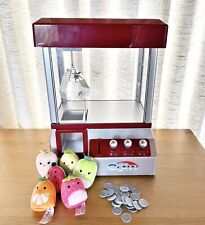 Etna The Claw Mini Arcade Machine Game Toy Grabber - Red - w/ Coins and Prizes, used for sale  Shipping to South Africa