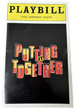 Putting together playbill for sale  Melbourne