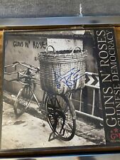Disco de vinil Axl Rose assinado Guns N Roses democracia chinesa álbum LP JSA autêntico comprar usado  Enviando para Brazil